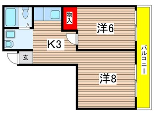 コ－ポ池端の物件間取画像